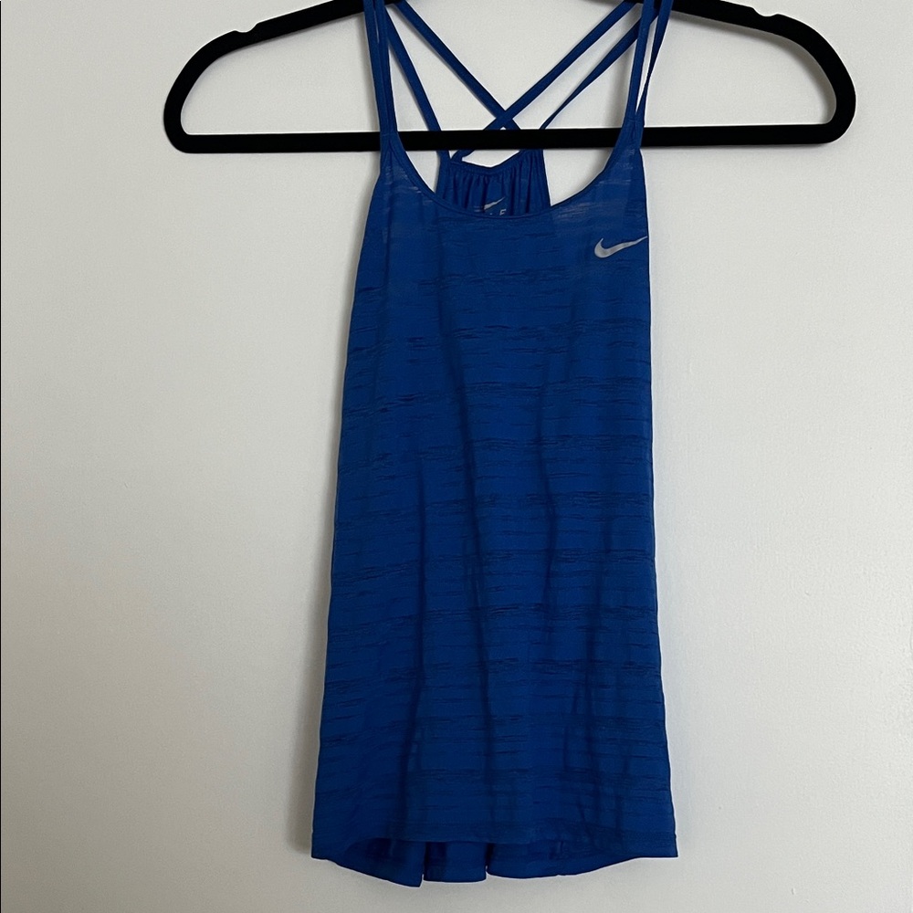 Nike Women's Strappy Blue Tank Top